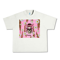 Pistachio skull mom pink glitter with daisy Urban Heavy Tee - TumblerDesignByShophia