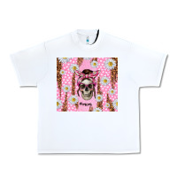 White skull mom pink glitter with daisy Urban Heavy Tee - TumblerDesignByShophia
