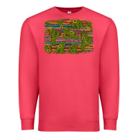 Cardinal cinco de mayo sunflower and cactus background Premium Sweatshirt - Artiststas