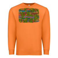 Carrot cinco de mayo sunflower and cactus background Premium Sweatshirt - Artiststas
