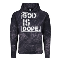 Cloud Black God Is Dope Gift for faithful Christians Vintage Hoodie - minhPixels