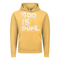 Vintage Mustard God Is Dope Gift for faithful Christians Vintage Hoodie - minhPixels