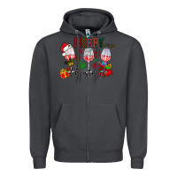 Smoke Merry Christmas Zipper Hoodie - CowhideDigitalArt