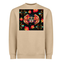 Mushroom sugar skull tumbler Heavyweight Sweatshirt - BundleAndBundleShop