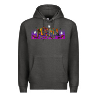Charcoal Heather halloween mama libbey glass Premium Hoodie - BundleAndBundleShop