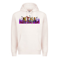 Pale Pink halloween mama libbey glass Premium Hoodie - BundleAndBundleShop