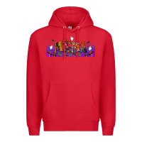 Red halloween mama libbey glass Premium Hoodie - BundleAndBundleShop