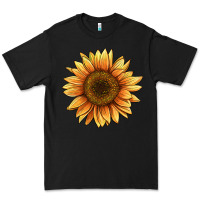 Black sunflower Premium Tee - BarkalooDesign