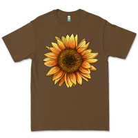 Cacao sunflower Premium Tee - BarkalooDesign