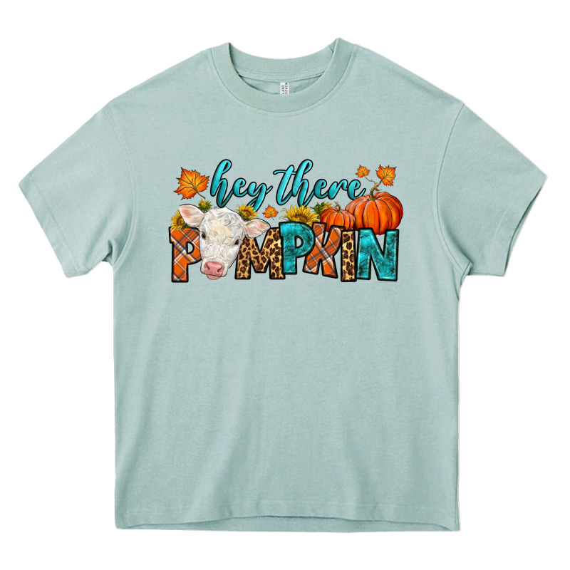 Western Hey There Pumpkin Heavy Core Tee by LillyAllenDesigns | Teevron
