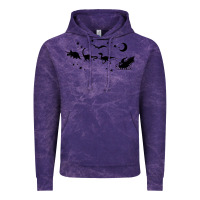 Cloud Purple christmas santa dinosaur sleigh ride t rex funny gift t shirt Vintage Hoodie - minhPixels