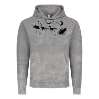 Christmas Santa Dinosaur Sleigh Ride T Rex Funny Gift T Shirt Vintage Hoodie | Teevron