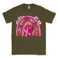 Army Green breast cancer rainbow Classic Tee - NancyCooperArtShop