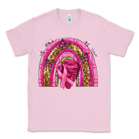 Bubblegum Pink breast cancer rainbow Classic Tee - NancyCooperArtShop