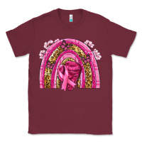 Burgundy breast cancer rainbow Classic Tee - NancyCooperArtShop