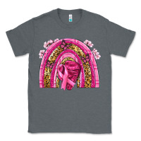 Charcoal Heather breast cancer rainbow Classic Tee - NancyCooperArtShop