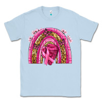 Dusty Blue breast cancer rainbow Classic Tee - NancyCooperArtShop