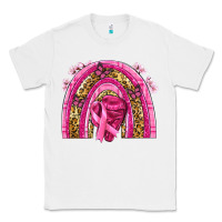 White breast cancer rainbow Classic Tee - NancyCooperArtShop