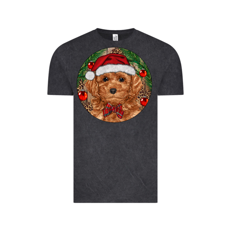 Christmas Toy Poodle Vintage Tee by RanaPortraitStore | Teevron