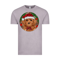 Vintage Zinc Christmas Toy Poodle Vintage Tee - RanaPortraitStore