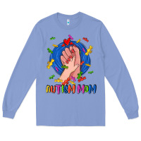 Colony Blue Autism Mom Long Sleeve Tee - CowGirlArtShop