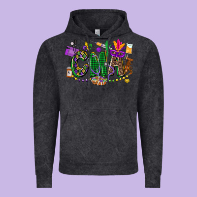 Cma Mardi Gras Cowgirl Vintage Hoodie Designed By Cowgirlartshop