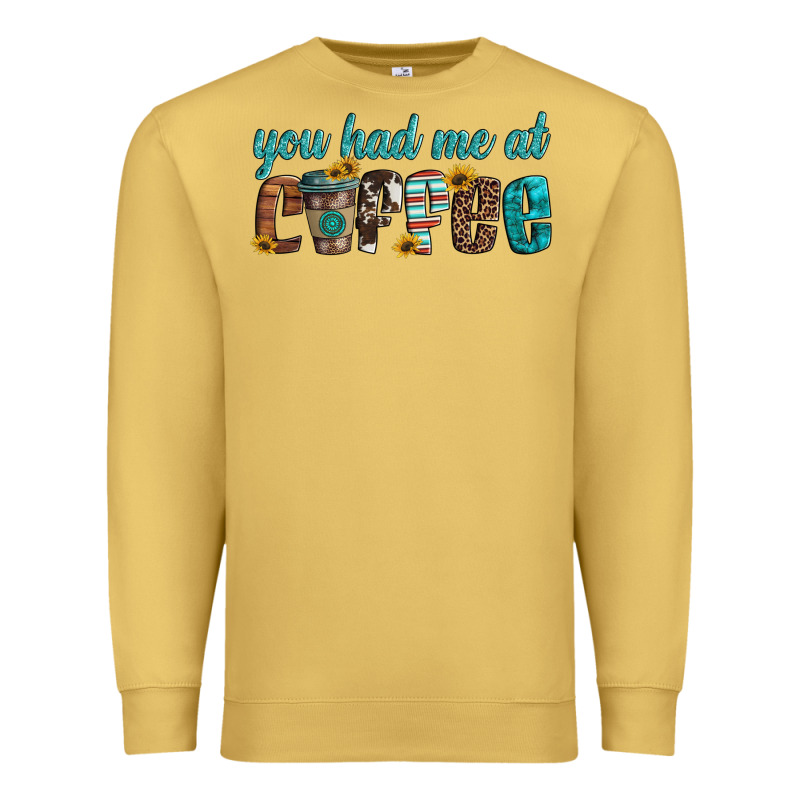 You Had Me At Coffee Premium Sweatshirt by Artiststas | Teevron
