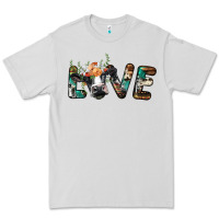 Dove Grey love with holstein cow Premium Tee - BarkalooDesign