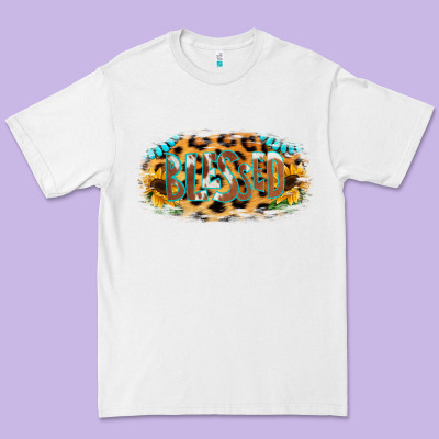 Blessed Sunflower Gemstone Premium Tee Designed By Ranaportraitstore