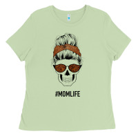 Matcha Brown Glitter, Western Vintage Patterned Mom Skull Ladies Tee - Bettercallsaul