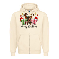 Sandshell merry christmas tooth Zipper Hoodie - CowhideDigitalArt