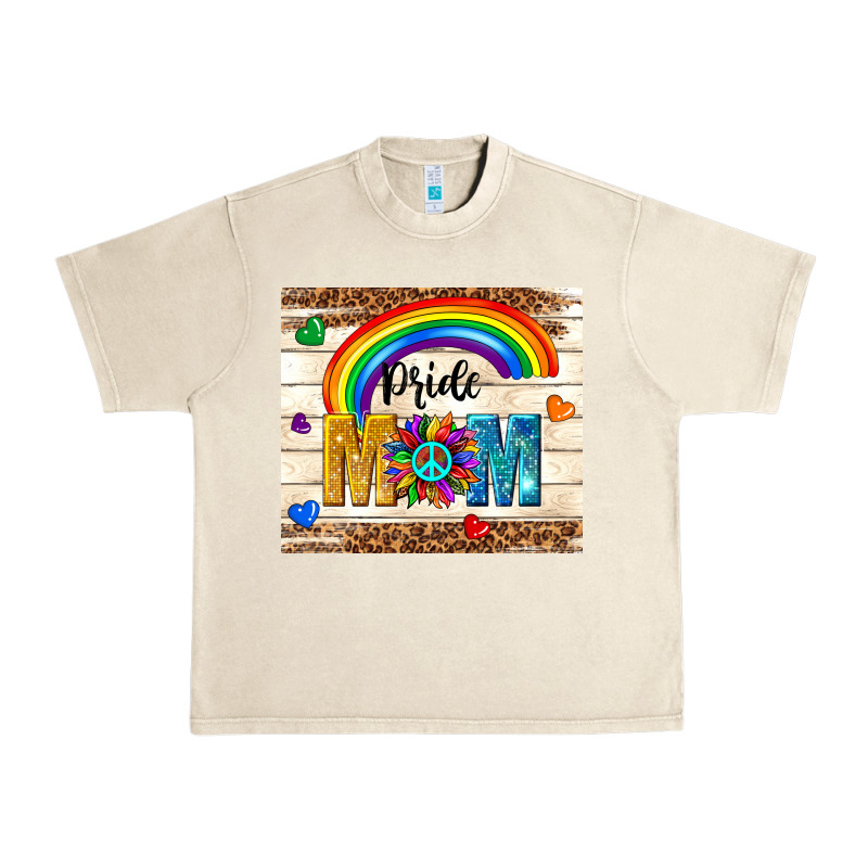 Pride Mom Urban Heavy Tee by TumblerDesignByShophia | Teevron