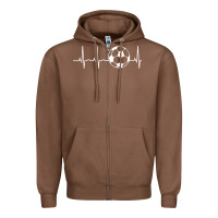 Chestnut soccer hoodie for teens, men, & women   soccer lover gift pullover hoo Zipper Hoodie - minhPixels