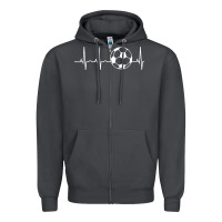Smoke soccer hoodie for teens, men, & women   soccer lover gift pullover hoo Zipper Hoodie - minhPixels