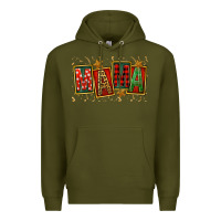 Army Green mama christmas Premium Hoodie - FaDigitalArtStudio