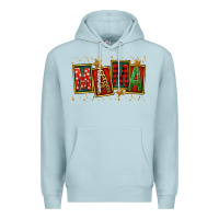 Blue Mist mama christmas Premium Hoodie - FaDigitalArtStudio