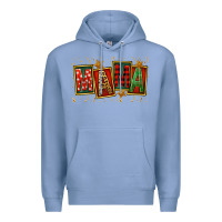Colony Blue mama christmas Premium Hoodie - FaDigitalArtStudio