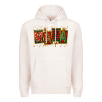Pale Pink mama christmas Premium Hoodie - FaDigitalArtStudio