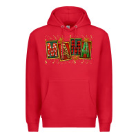 Red mama christmas Premium Hoodie - FaDigitalArtStudio