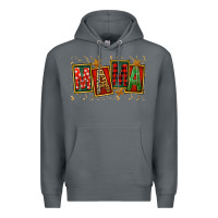 Rock mama christmas Premium Hoodie - FaDigitalArtStudio