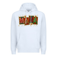 White mama christmas Premium Hoodie - FaDigitalArtStudio