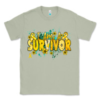 Matcha I am a survivor yellow ribbon Classic Tee - NancyCooperArtShop