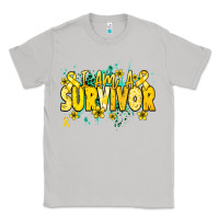 Moon Dust I am a survivor yellow ribbon Classic Tee - NancyCooperArtShop