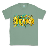Sage I am a survivor yellow ribbon Classic Tee - NancyCooperArtShop