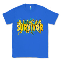 True Royal I am a survivor yellow ribbon Classic Tee - NancyCooperArtShop