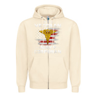 Sandshell Veteran Navy Corpsman Patriotic 4th of July Gifts Zipper Hoodie - minhPixels
