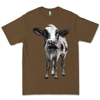 Cacao holstein cow Premium Tee - BarkalooDesign