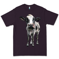 Plum holstein cow Premium Tee - BarkalooDesign