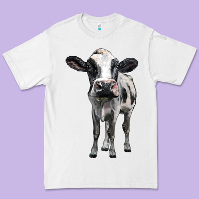 Holstein Cow Premium Tee Designed By Barkaloodesign
