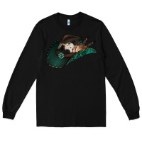 Black cowhide flowers cowboy hat Long Sleeve Tee - Jasminsmagicworld
